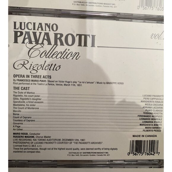 Luciano Pavarotti Collection La Traviata  Rigoletto La Boheme Messa Requiem 8 CD - Picture 12 of 16